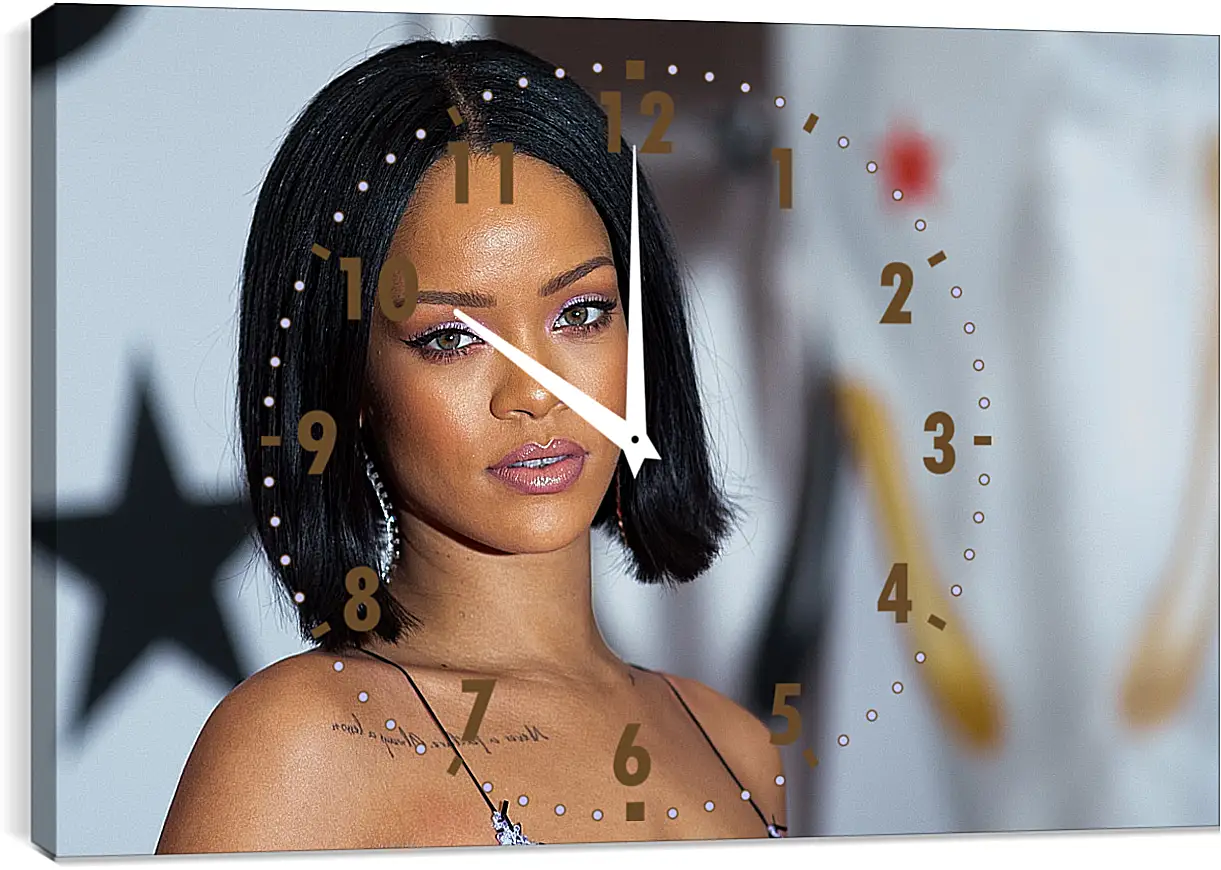 Часы картина - Рианна. Rihanna