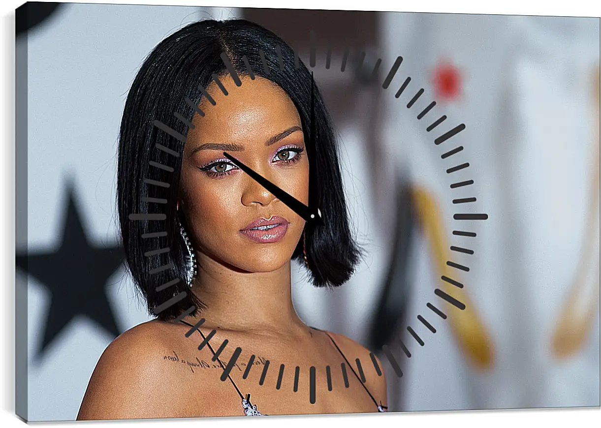 Часы картина - Рианна. Rihanna