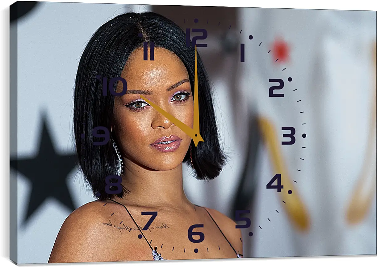 Часы картина - Рианна. Rihanna