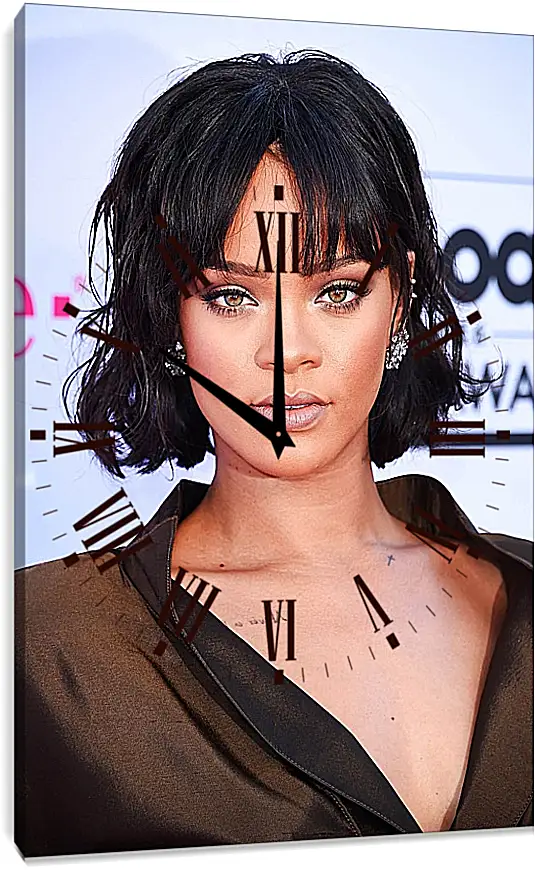 Часы картина - Рианна. Rihanna