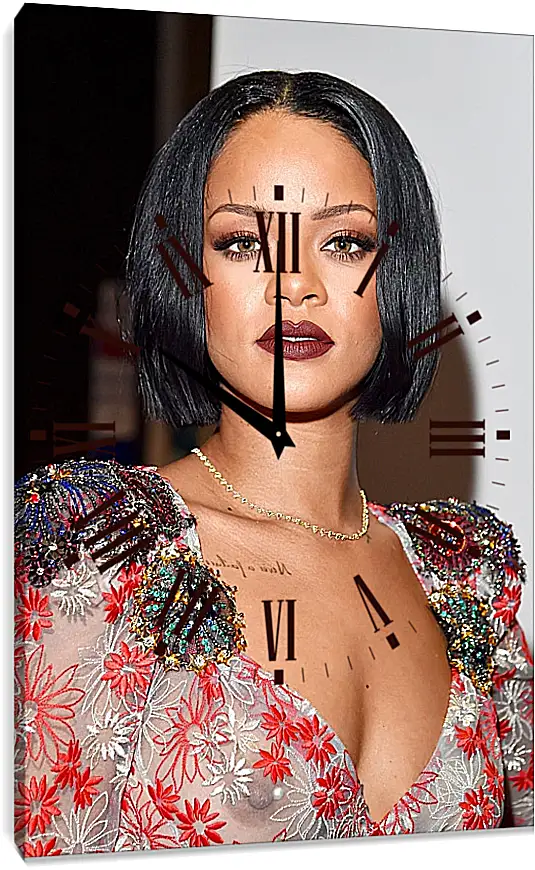 Часы картина - Рианна. Rihanna