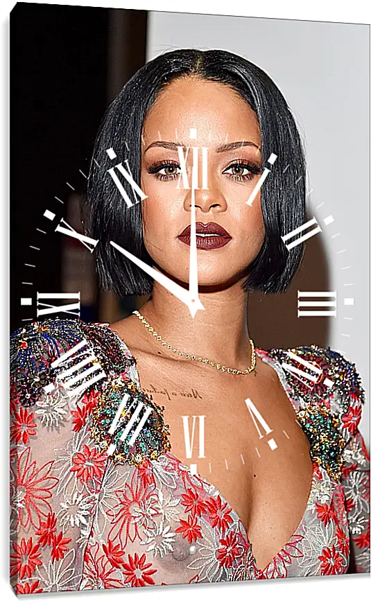 Часы картина - Рианна. Rihanna