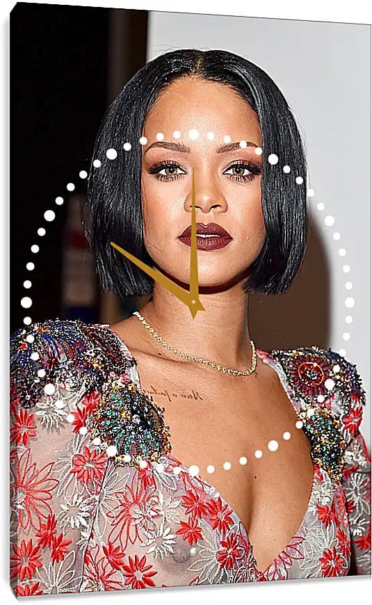 Часы картина - Рианна. Rihanna