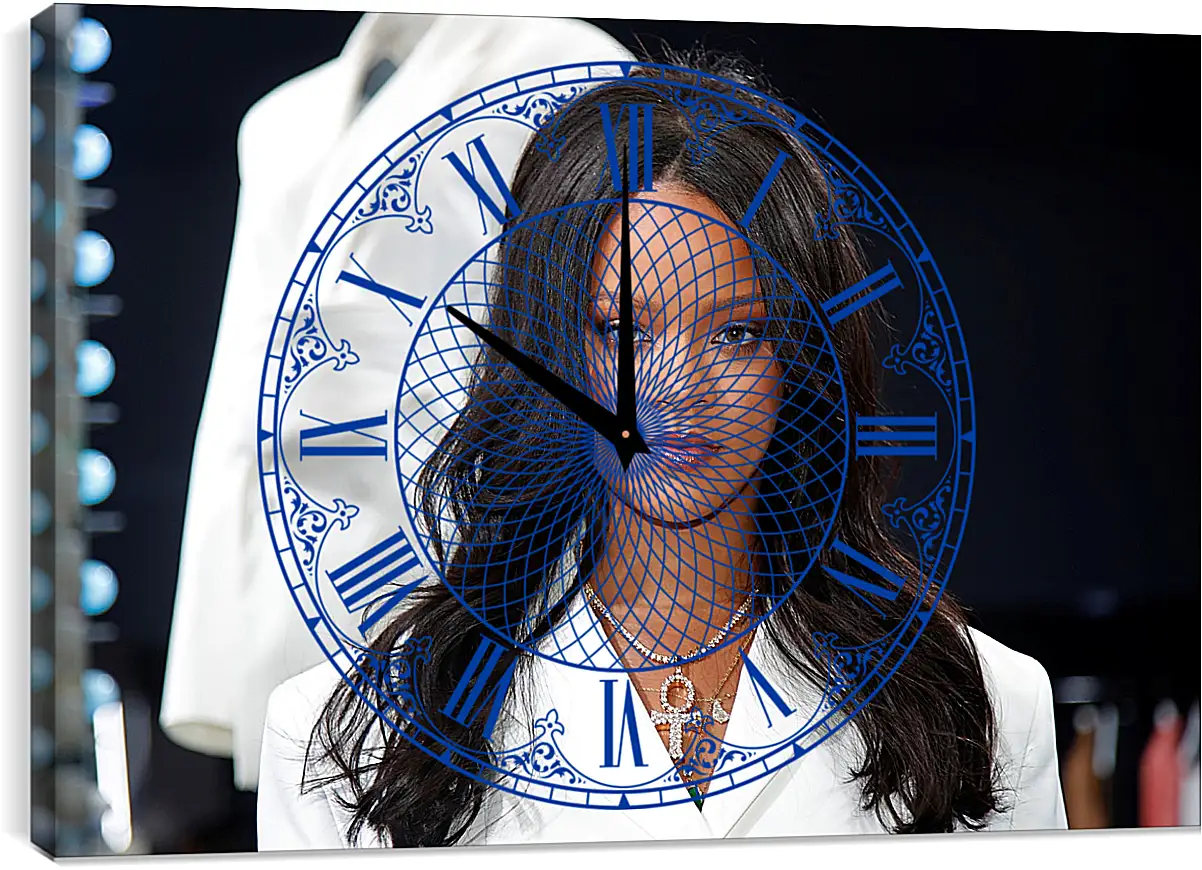 Часы картина - Рианна. Rihanna