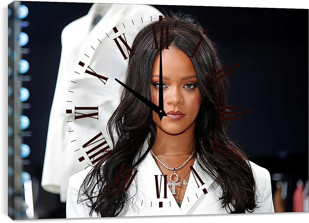 Часы картина - Рианна. Rihanna