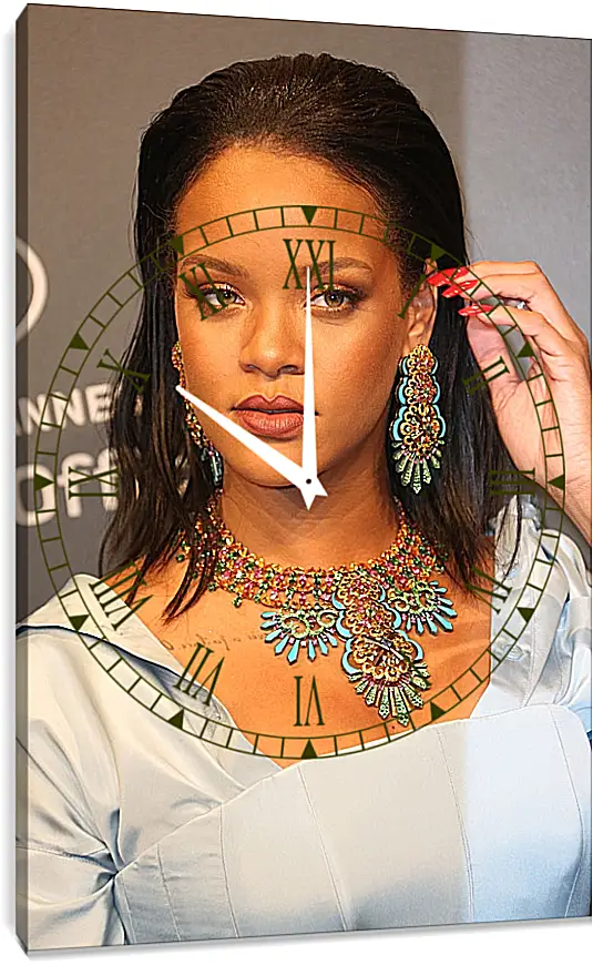 Часы картина - Рианна. Rihanna