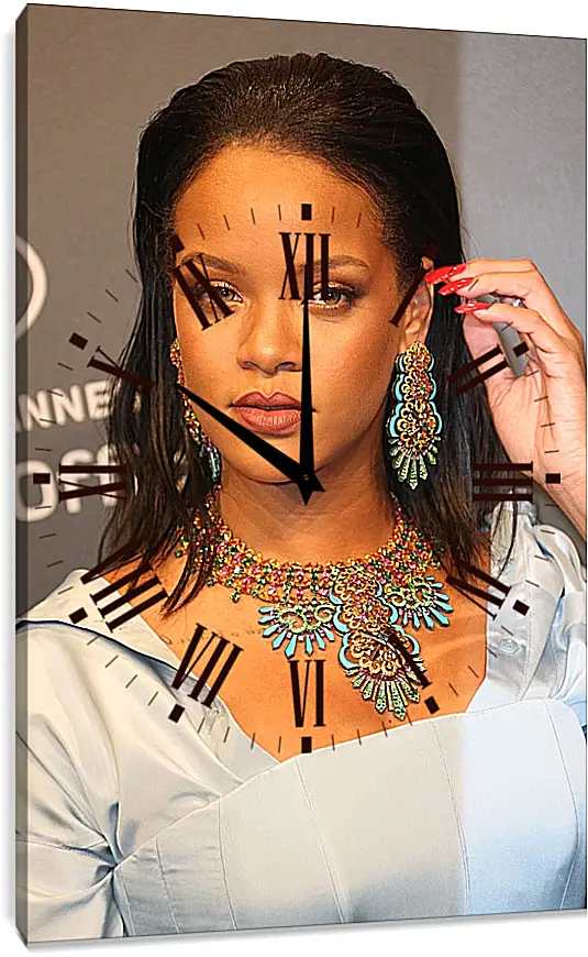Часы картина - Рианна. Rihanna