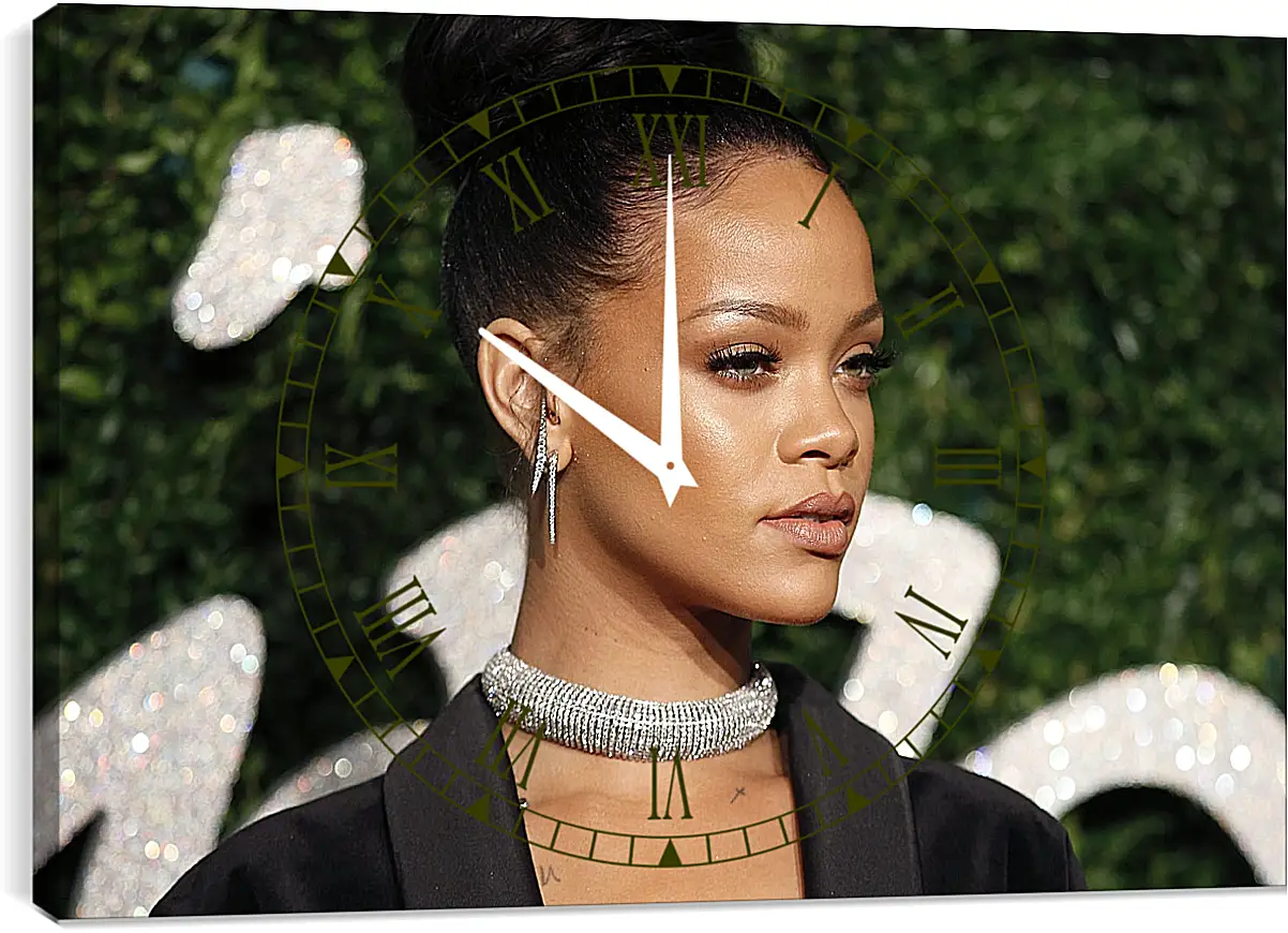 Часы картина - Рианна. Rihanna