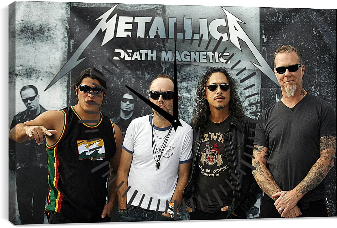 Часы картина - Металлика. Metallica