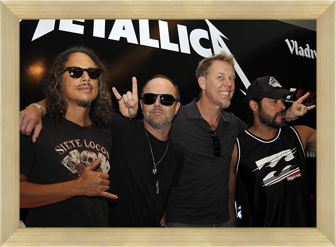 Картина в раме - Металлика. Metallica