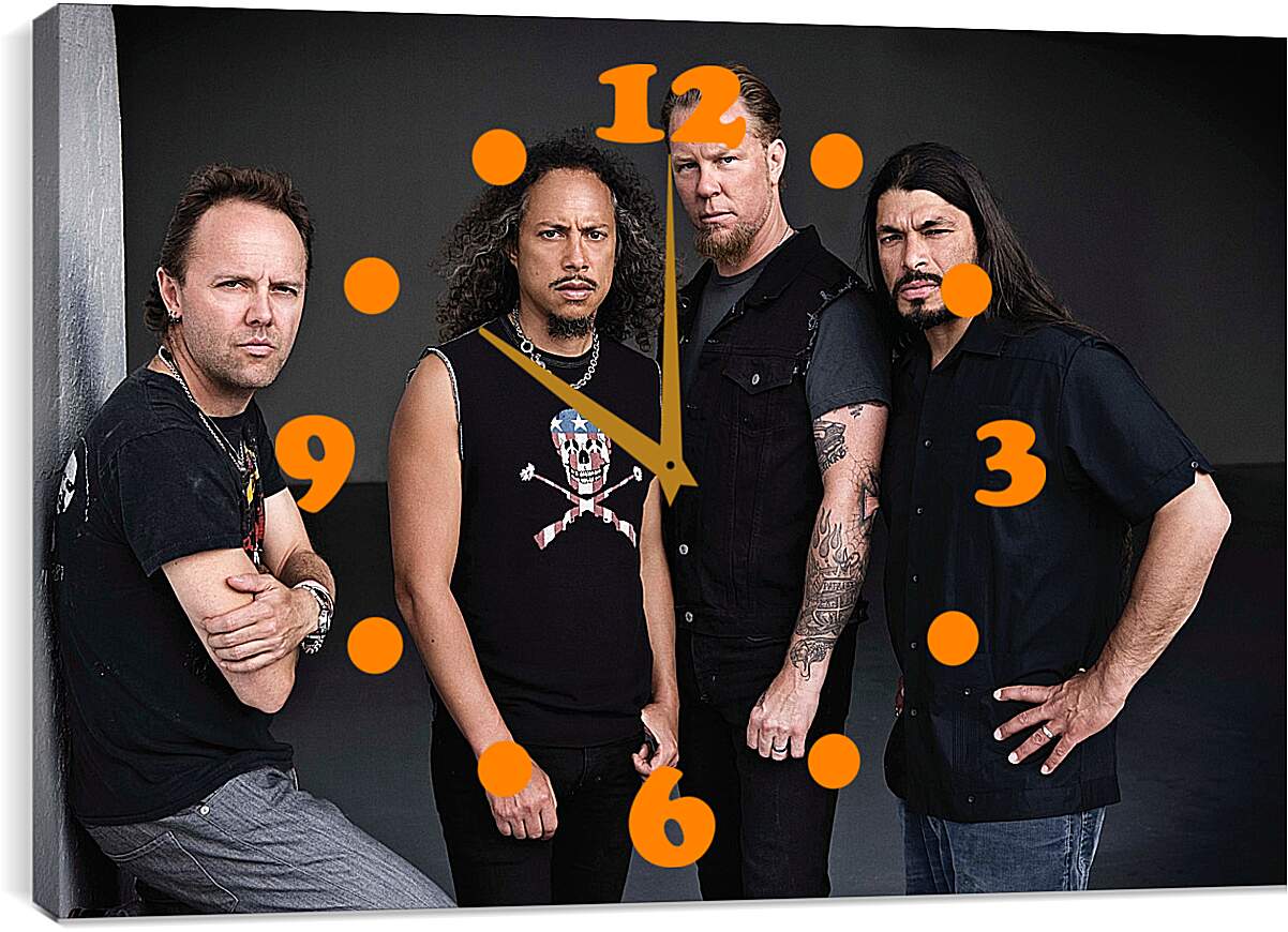 Часы картина - Металлика. Metallica