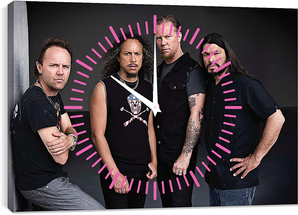 Часы картина - Металлика. Metallica