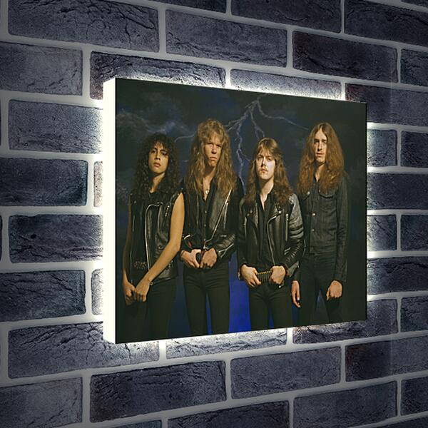 Лайтбокс световая панель - Металлика. Metallica