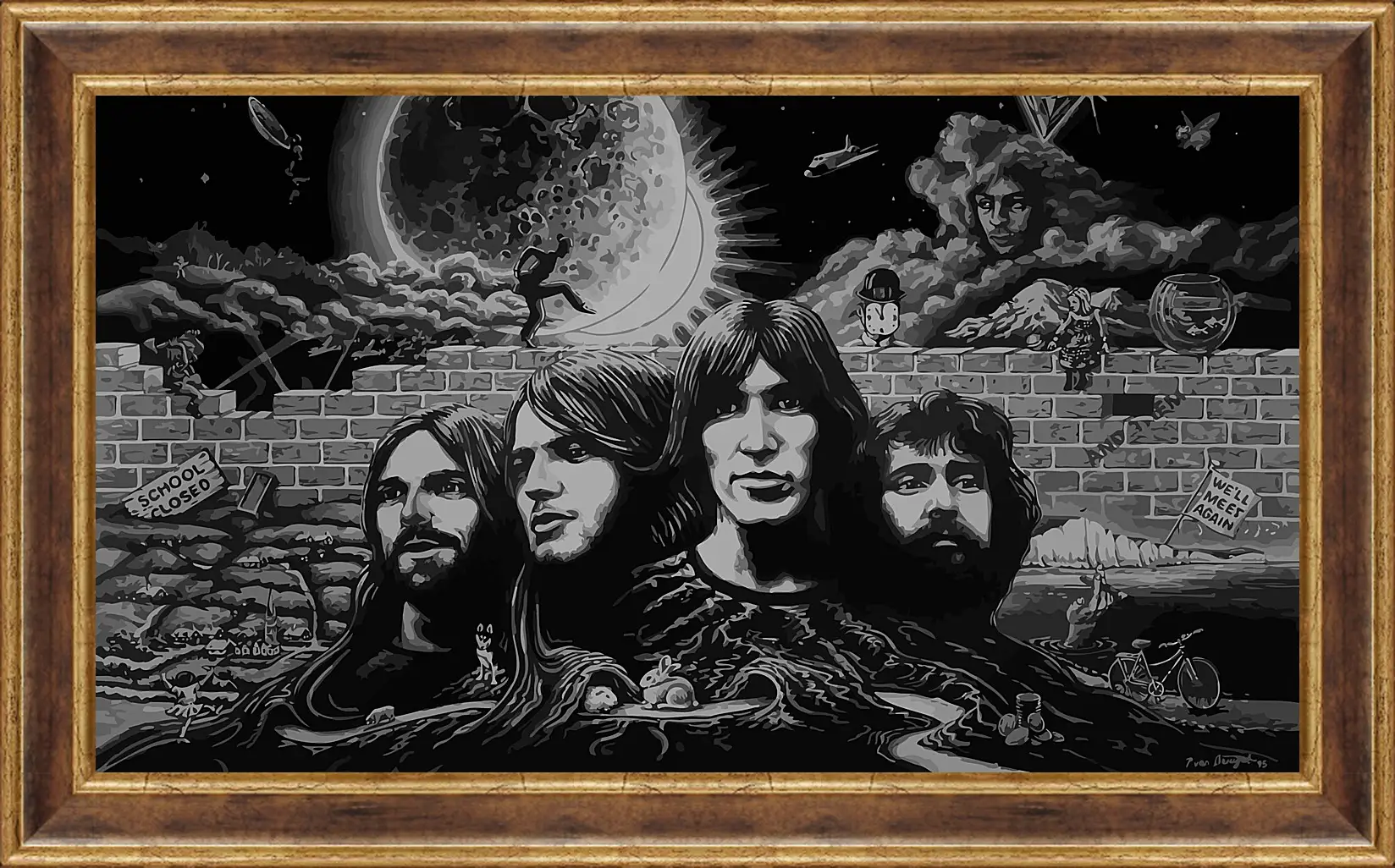 Картина в раме - Пинк Флойд. Pink Floyd