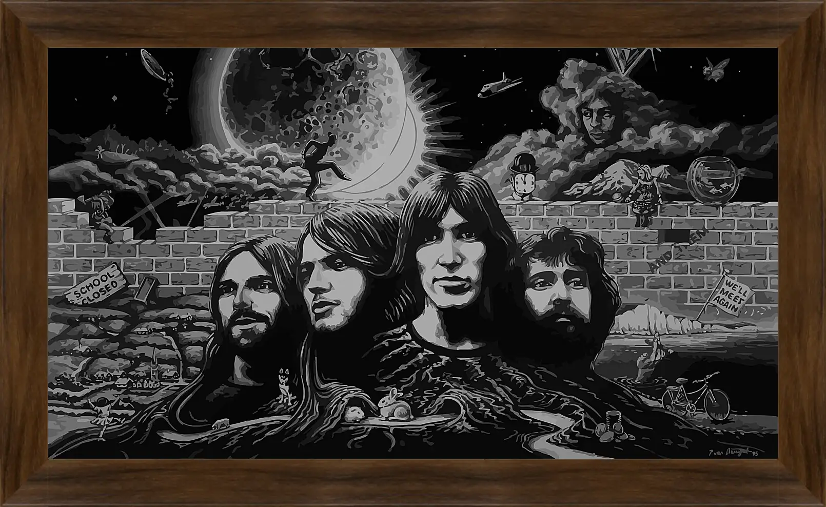 Картина в раме - Пинк Флойд. Pink Floyd