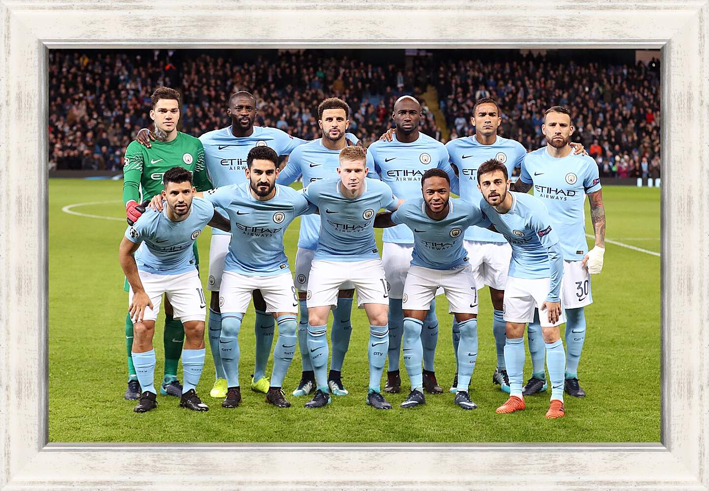 Картина в раме - Фото перед матчем. Манчестер Сити. Manchester City