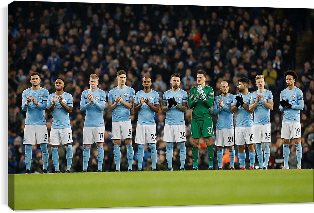 Постер и плакат - ФК Манчестер Сити. FC Manchester City