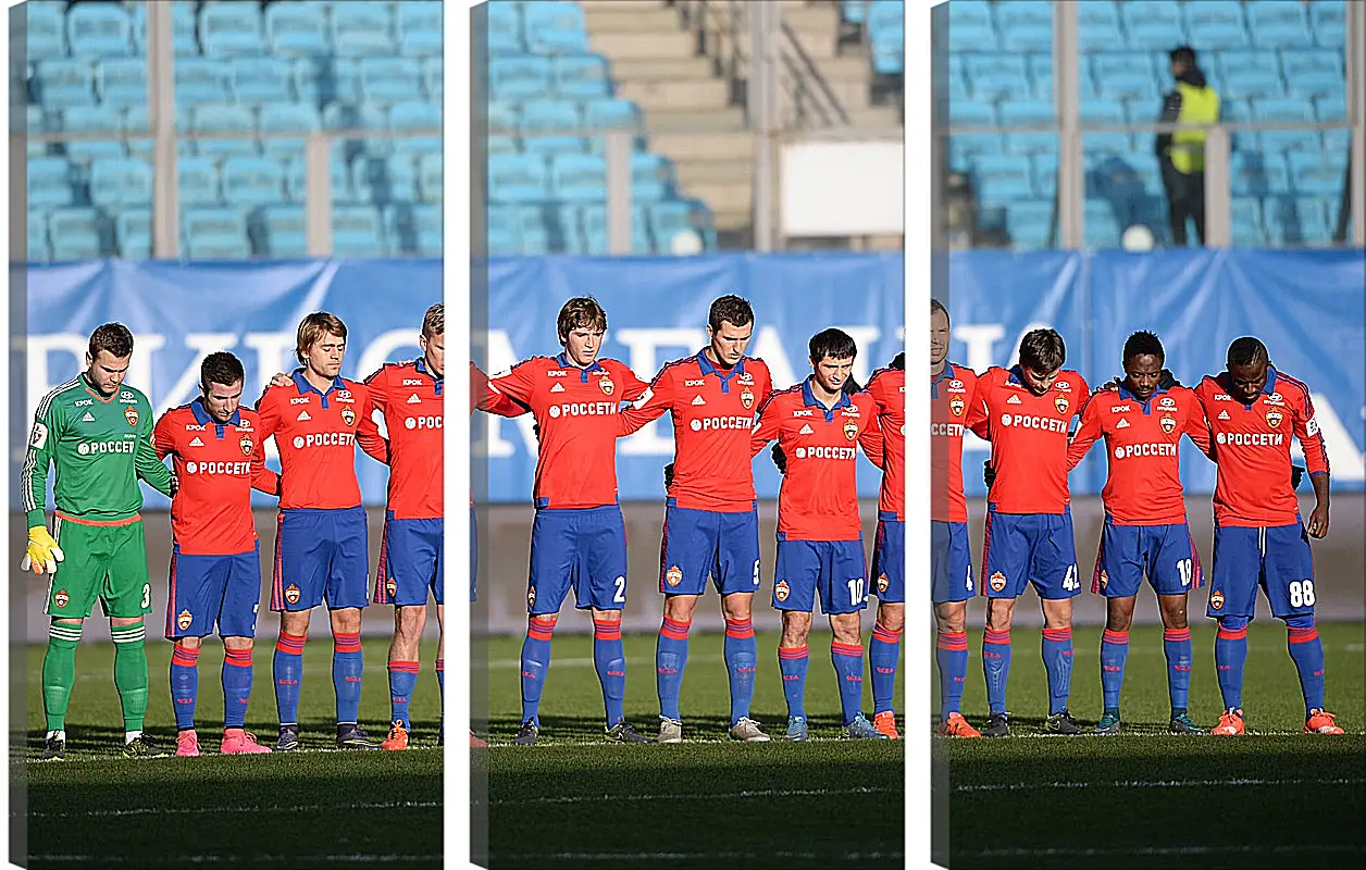 Модульная картина - ФК ЦСКА Москва. FC CSKA Moscow