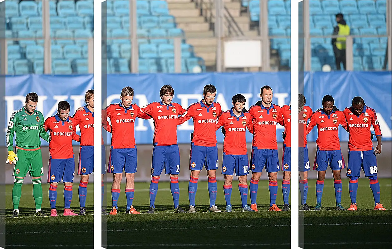 Модульная картина - ФК ЦСКА Москва. FC CSKA Moscow