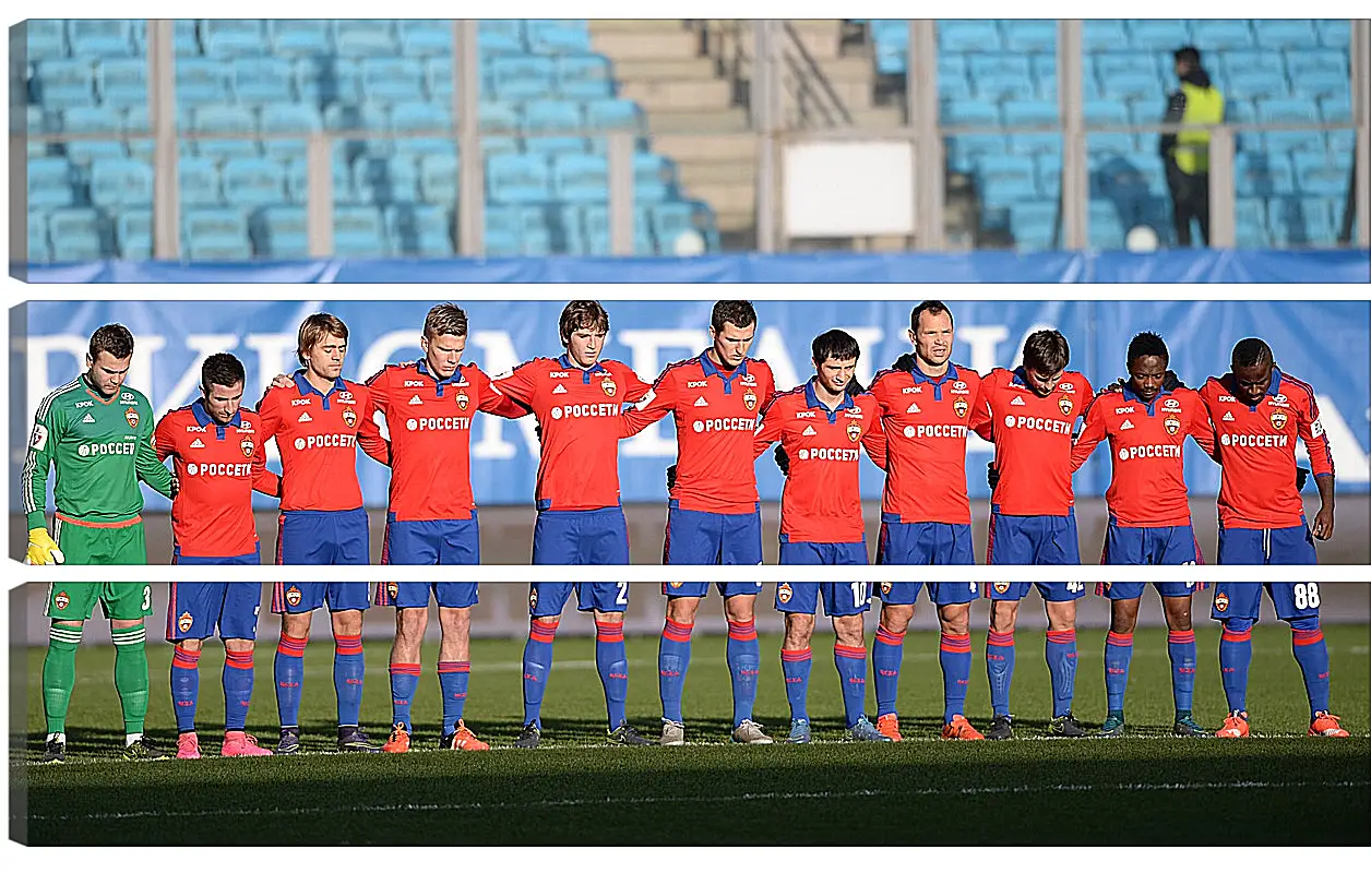 Модульная картина - ФК ЦСКА Москва. FC CSKA Moscow