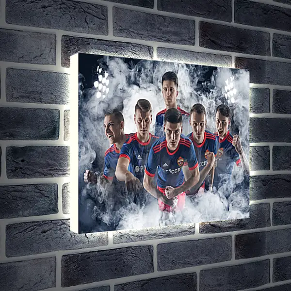 Лайтбокс световая панель - Молодёжка. ФК ЦСКА Москва. FC CSKA Moscow