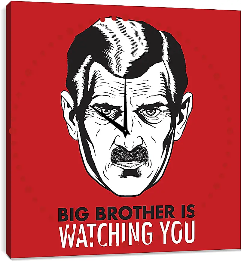 Часы картина - Большой брат следит за тобой. Big brother is watching you