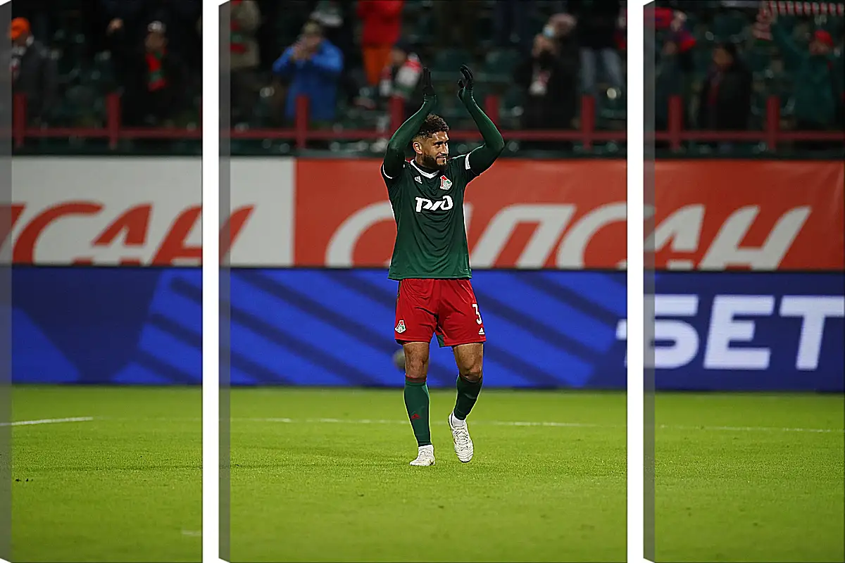 Модульная картина - Пабло Насименто. Локомотив Москва. Lokomotiv Moscow