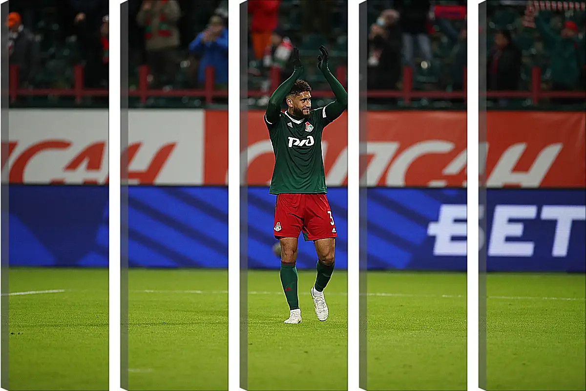 Модульная картина - Пабло Насименто. Локомотив Москва. Lokomotiv Moscow