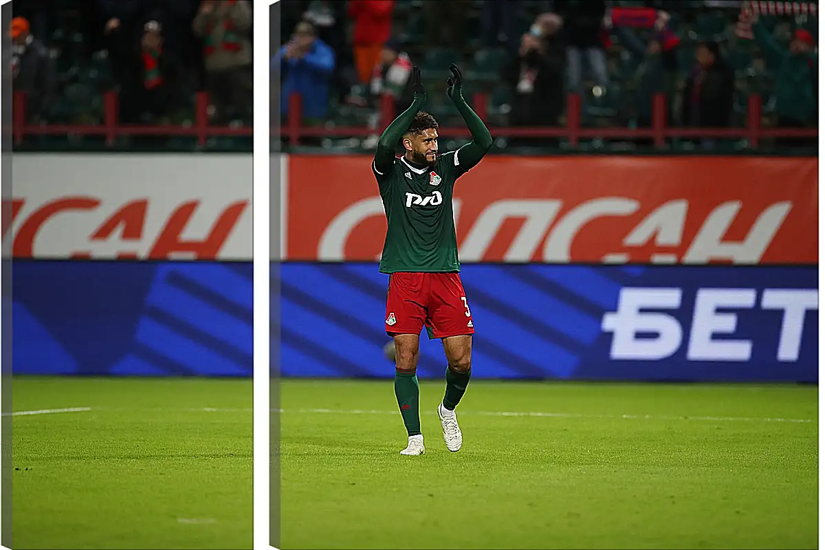 Модульная картина - Пабло Насименто. Локомотив Москва. Lokomotiv Moscow