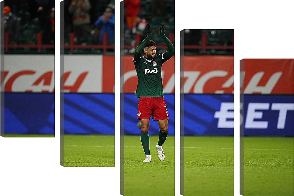 Модульная картина - Пабло Насименто. Локомотив Москва. Lokomotiv Moscow