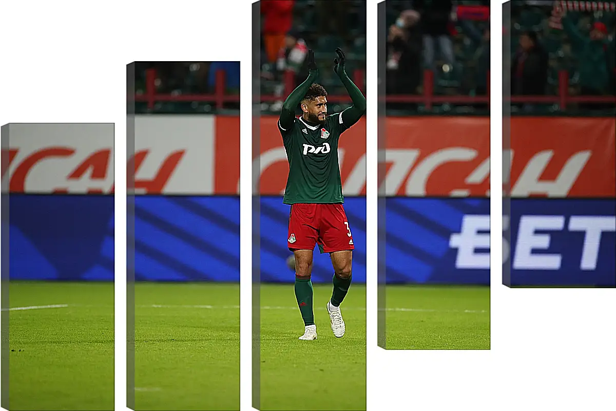 Модульная картина - Пабло Насименто. Локомотив Москва. Lokomotiv Moscow