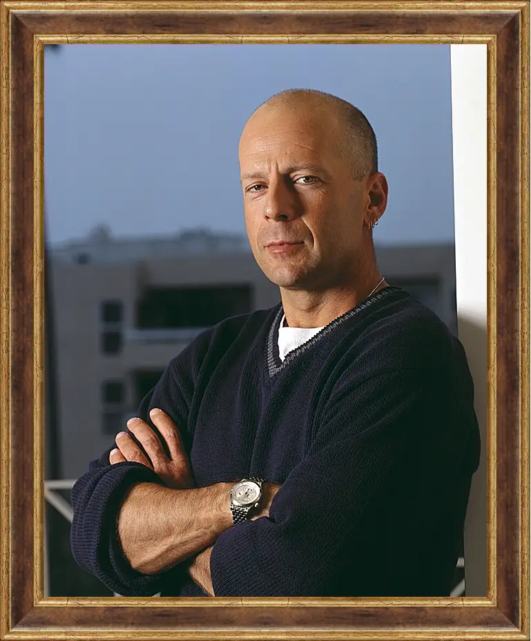 Картина в раме - Брюс Уиллис. Bruce Willis