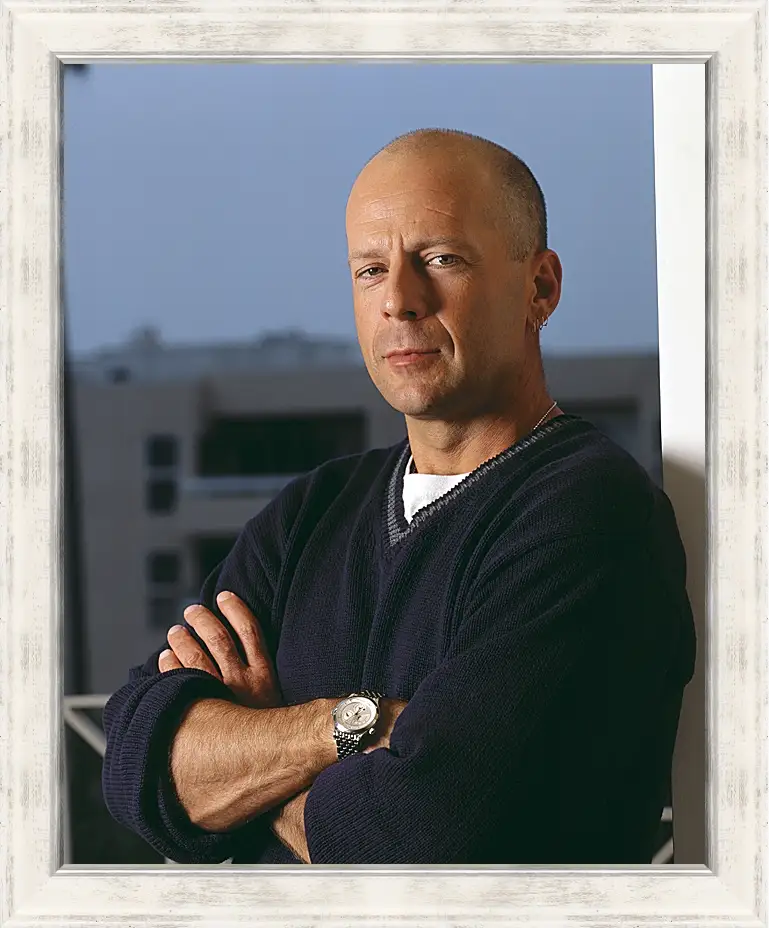 Картина в раме - Брюс Уиллис. Bruce Willis