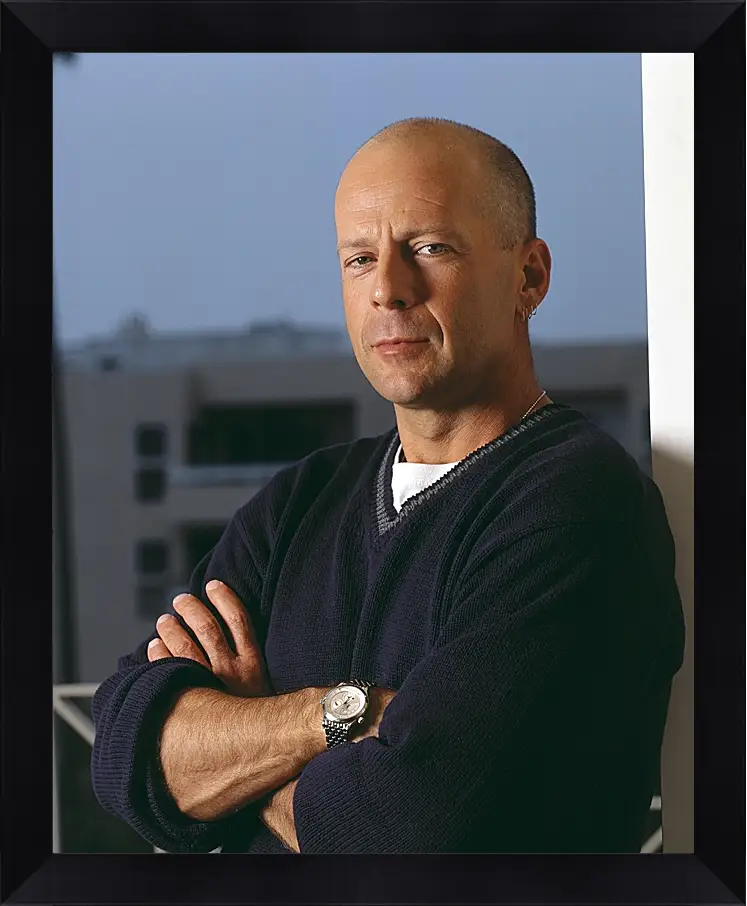 Картина в раме - Брюс Уиллис. Bruce Willis