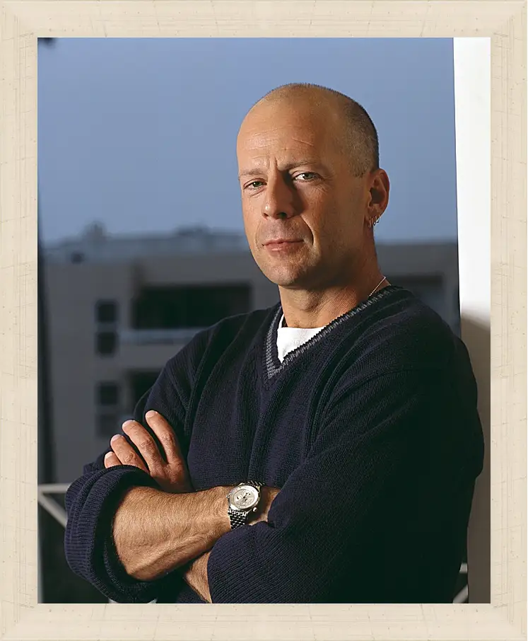 Картина в раме - Брюс Уиллис. Bruce Willis