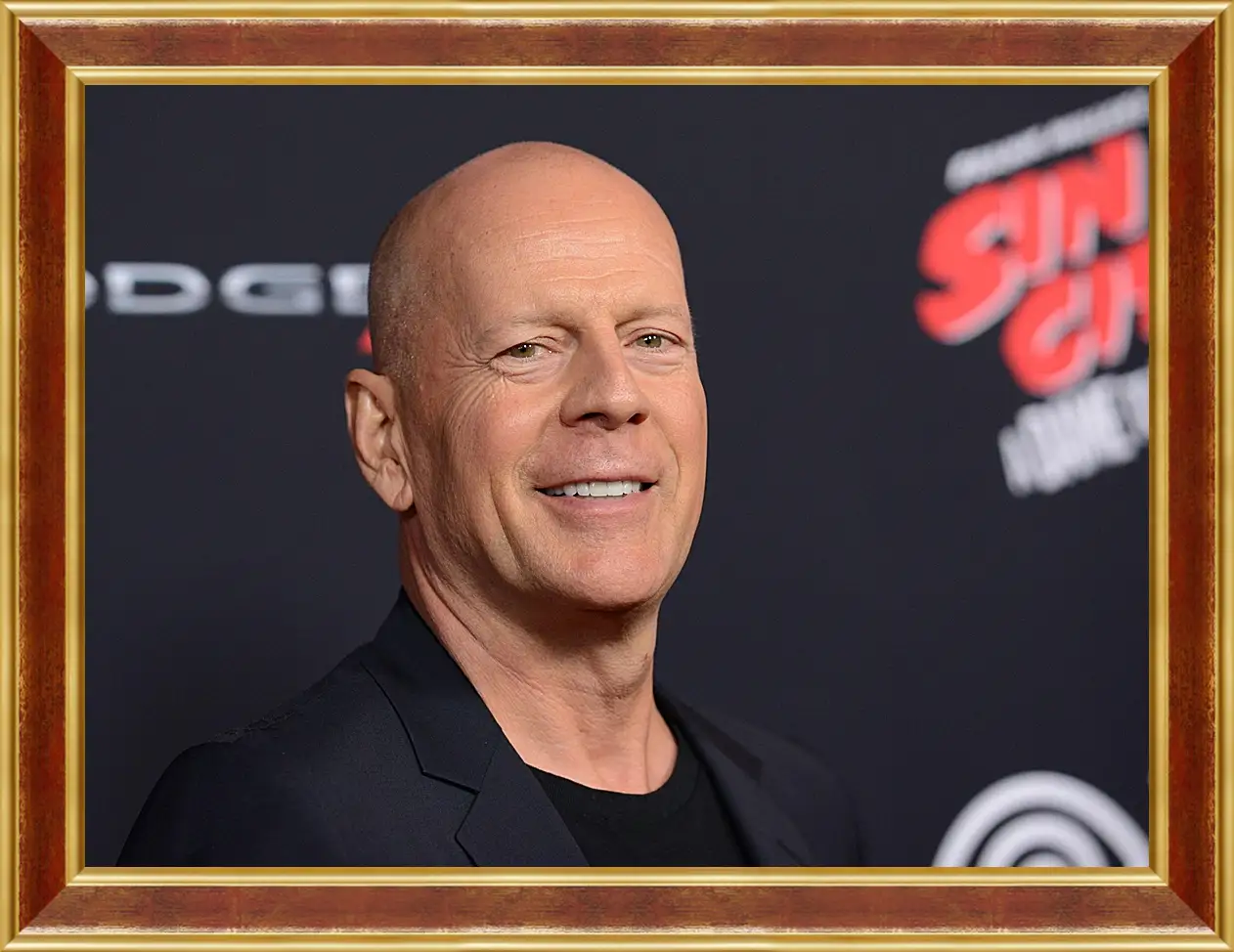 Картина в раме - Брюс Уиллис. Bruce Willis