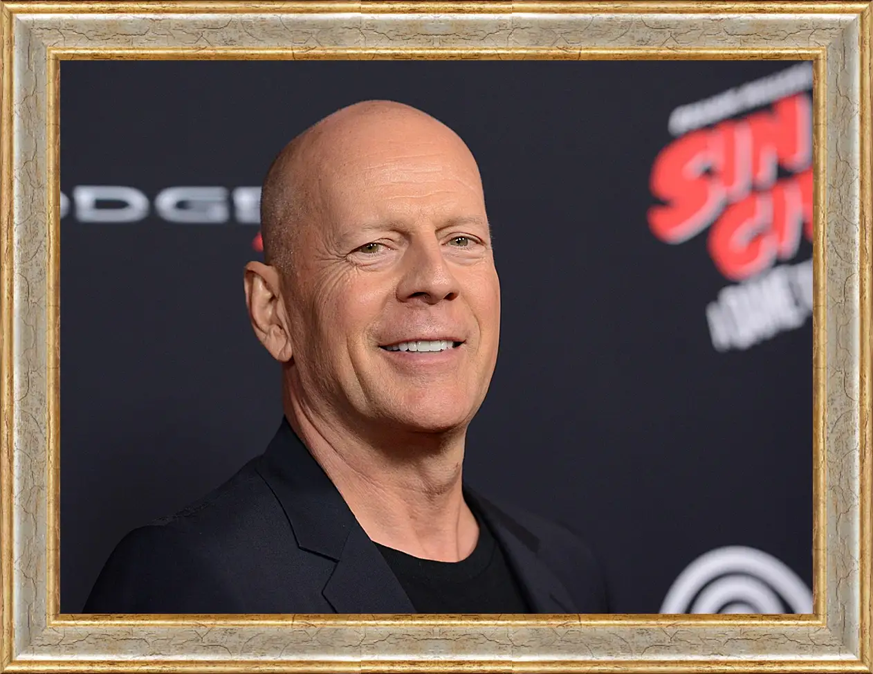 Картина в раме - Брюс Уиллис. Bruce Willis