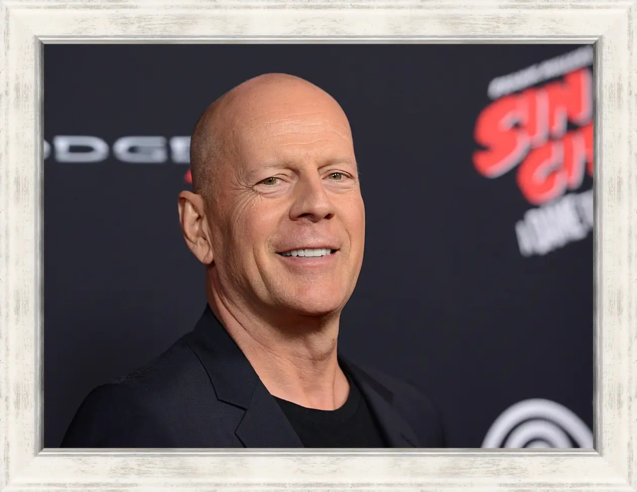 Картина в раме - Брюс Уиллис. Bruce Willis