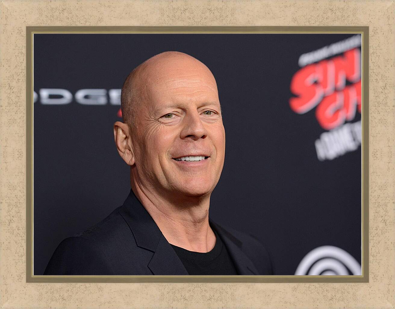 Картина в раме - Брюс Уиллис. Bruce Willis