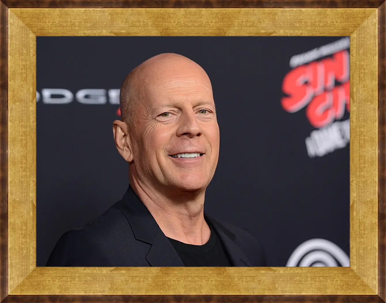 Картина в раме - Брюс Уиллис. Bruce Willis