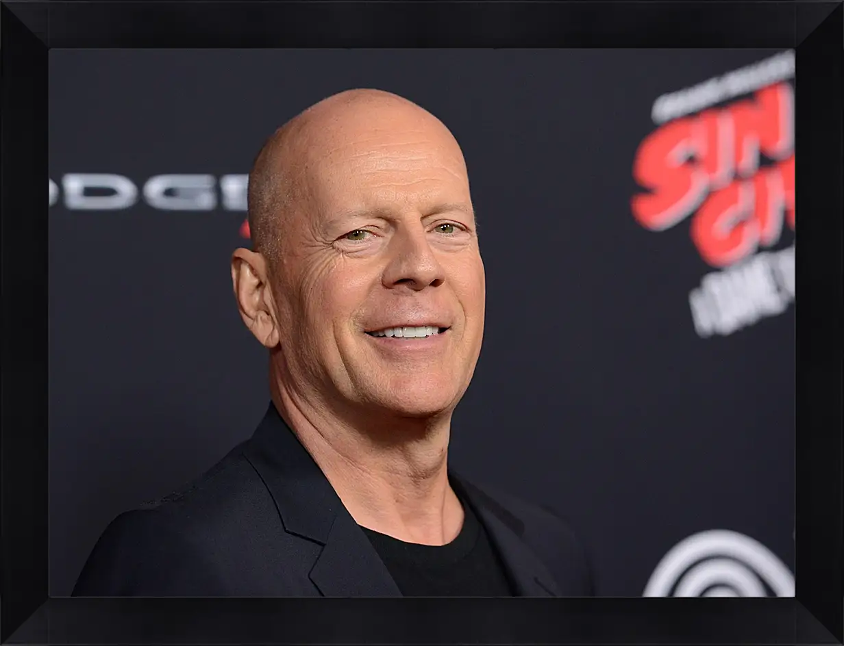 Картина в раме - Брюс Уиллис. Bruce Willis