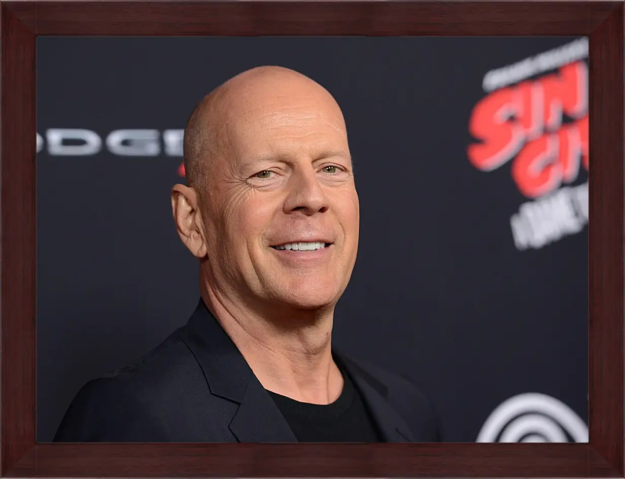 Картина в раме - Брюс Уиллис. Bruce Willis