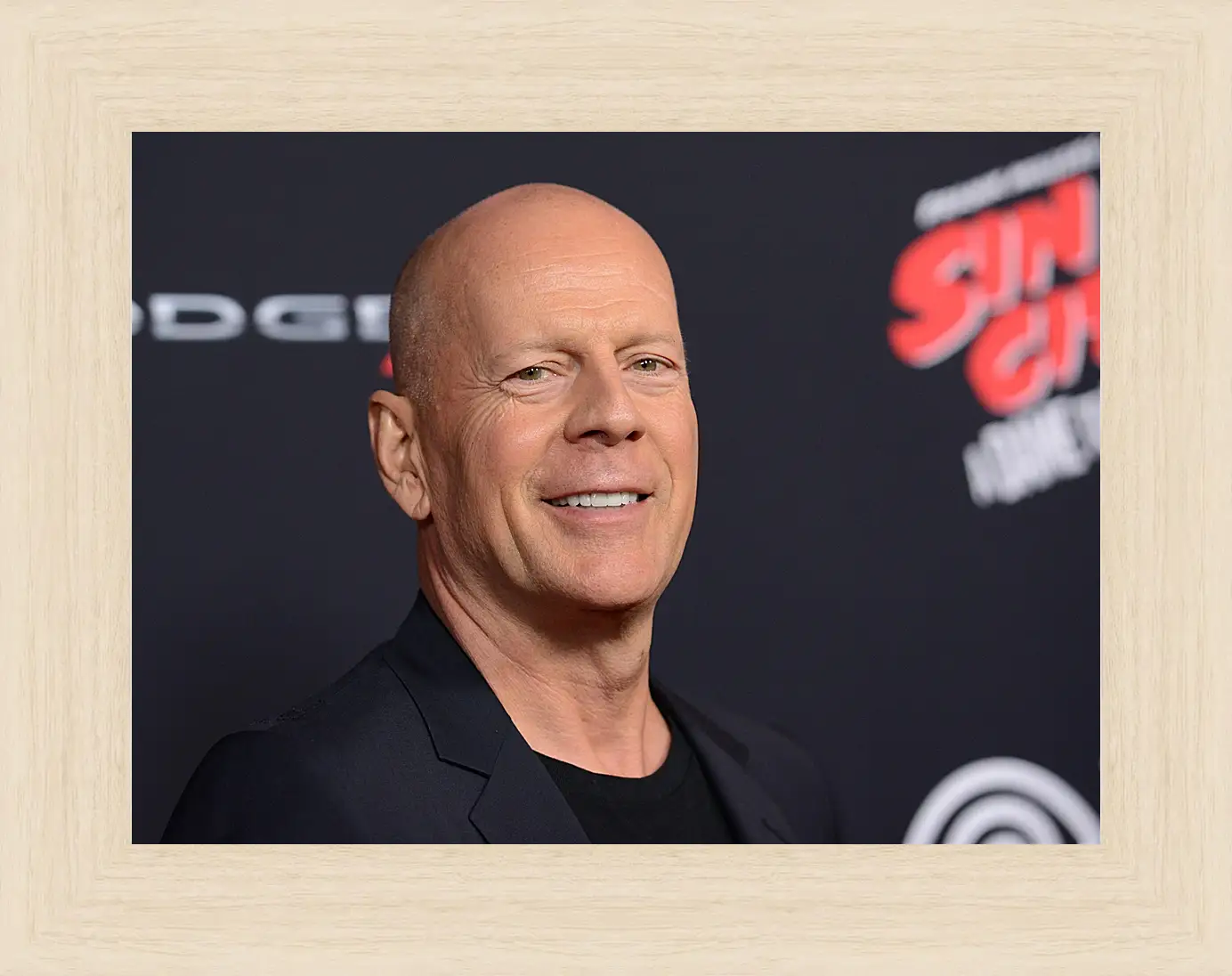 Картина в раме - Брюс Уиллис. Bruce Willis