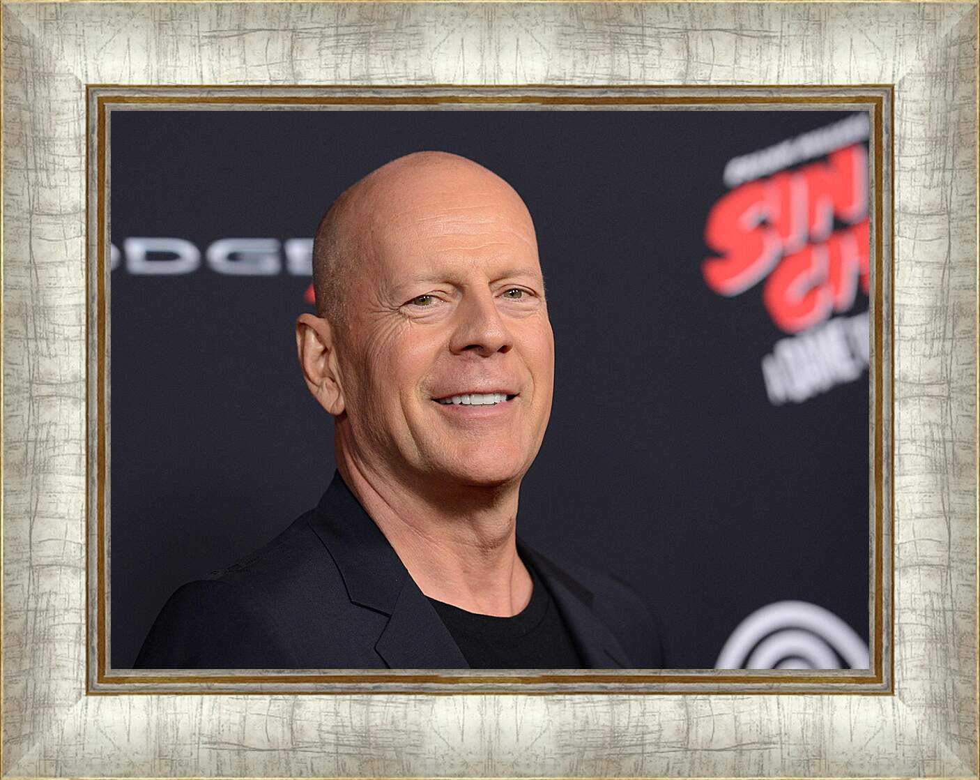 Картина в раме - Брюс Уиллис. Bruce Willis