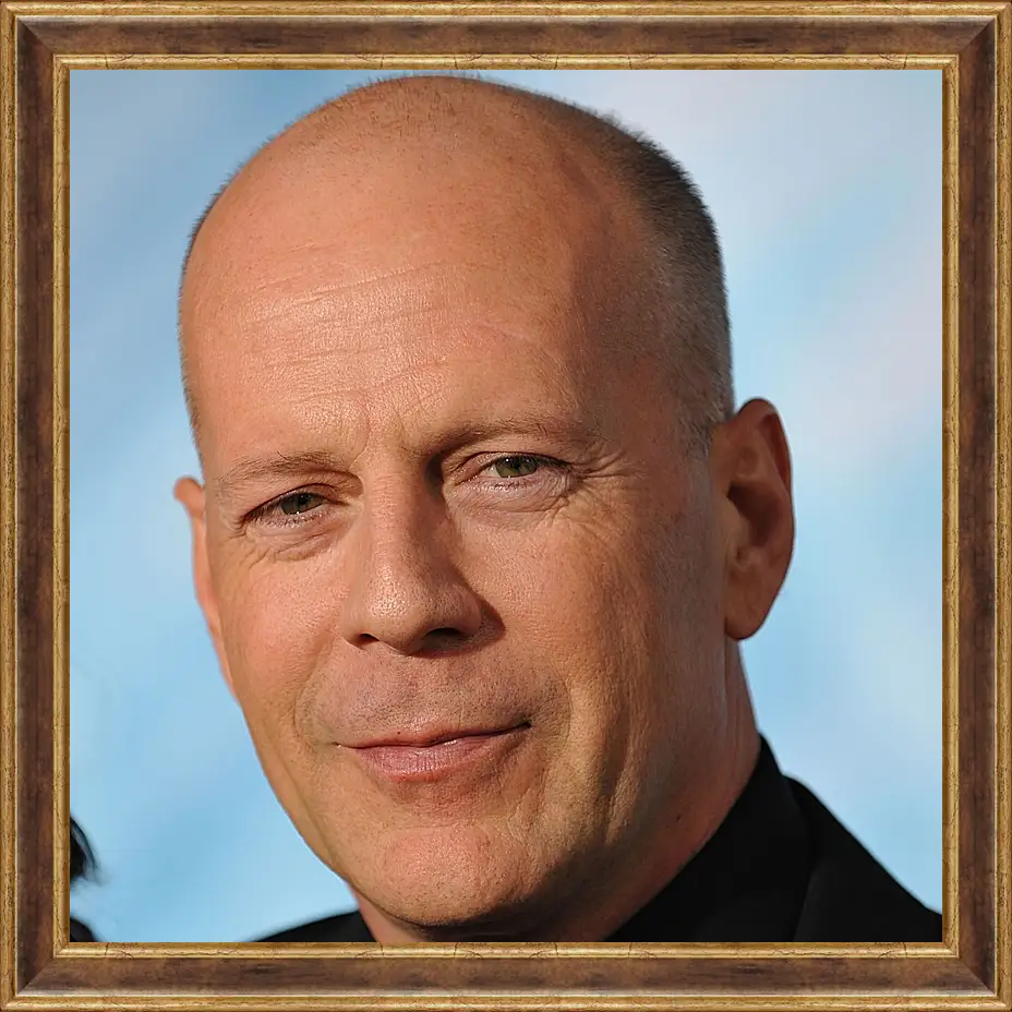 Картина в раме - Брюс Уиллис. Bruce Willis