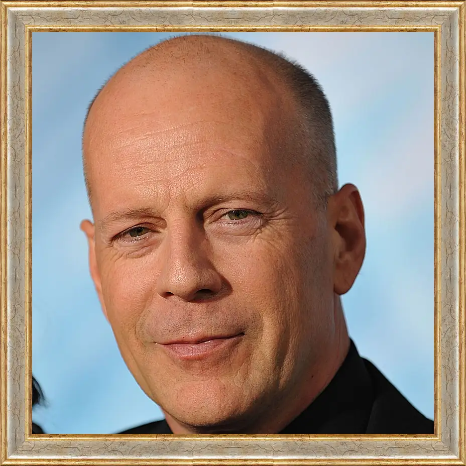 Картина в раме - Брюс Уиллис. Bruce Willis