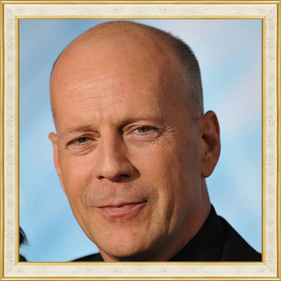 Картина в раме - Брюс Уиллис. Bruce Willis