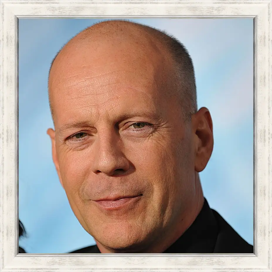 Картина в раме - Брюс Уиллис. Bruce Willis