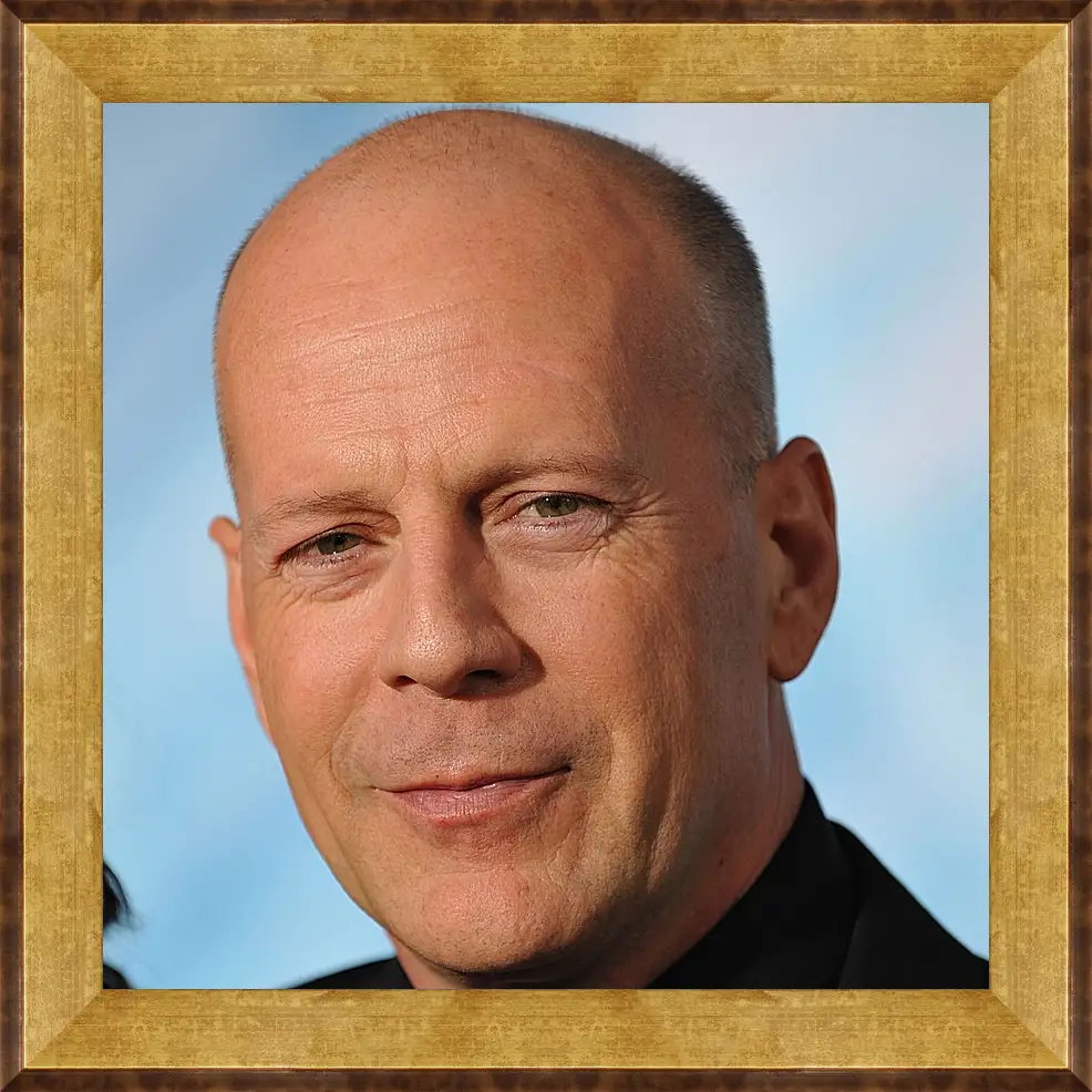 Картина в раме - Брюс Уиллис. Bruce Willis