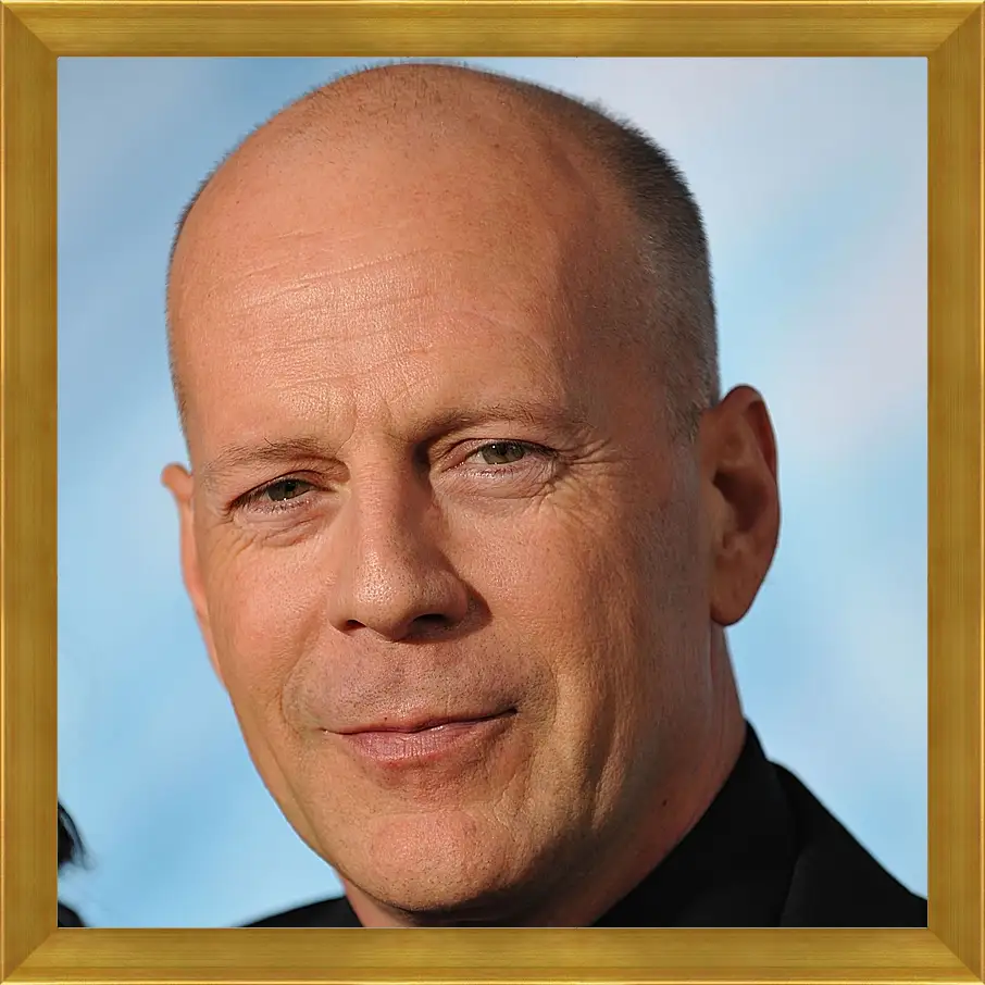 Картина в раме - Брюс Уиллис. Bruce Willis